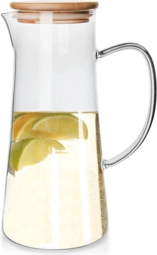 Bamboo lid with silicone seal