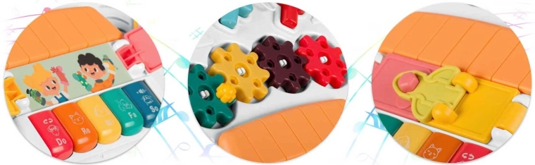 Divertissement musical avec piano et lumière LED