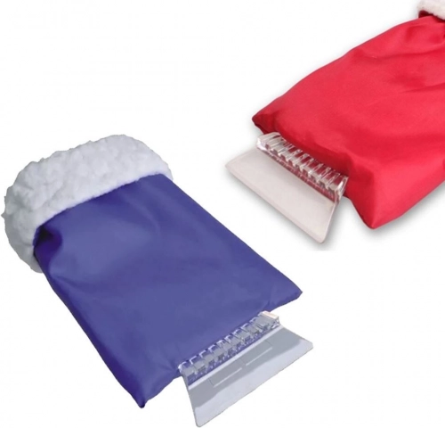 Car Scraper with Warm Glove