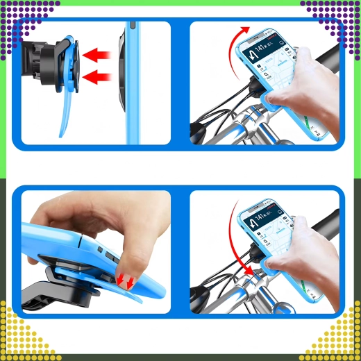 Rotating joint and secure lock