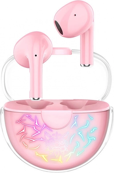 Draadloze oortelefoons TWS Onikuma T35 roze