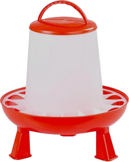 Poultry Feeder and Drinker 6 kg with Legs