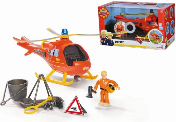 Fireman Sam Helicopter with Figure