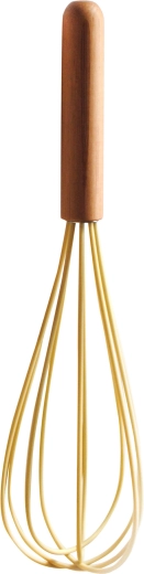 Silikon-Schneebesen TORO mit Bambusgriff 30 cm