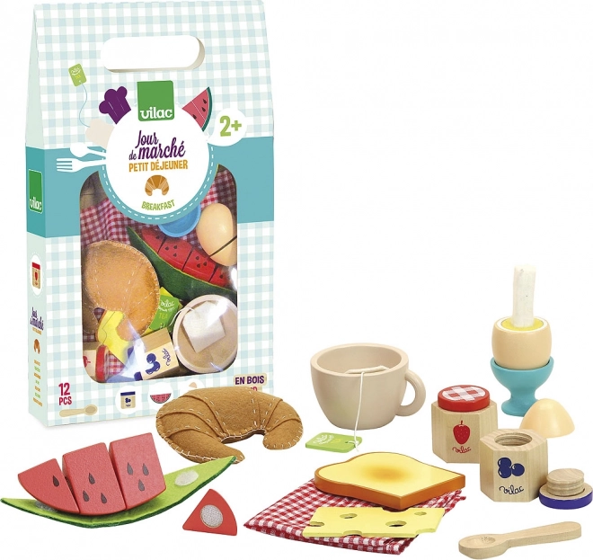 Vilac wooden breakfast set