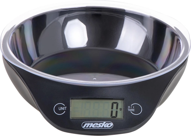 Digitale Küchenwaage mit Schüssel 5 kg – Schwarz