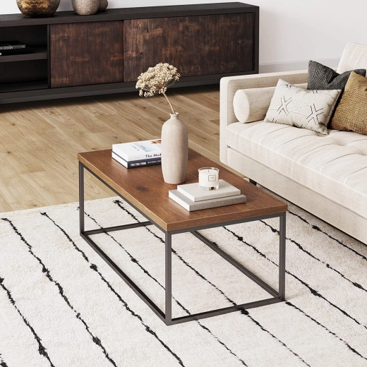 Loft-Look mit Holzdekor