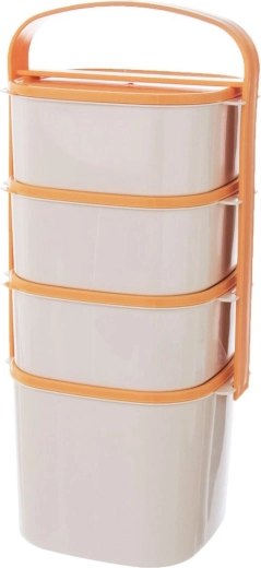 Quatre étages pour des portions bien organisées