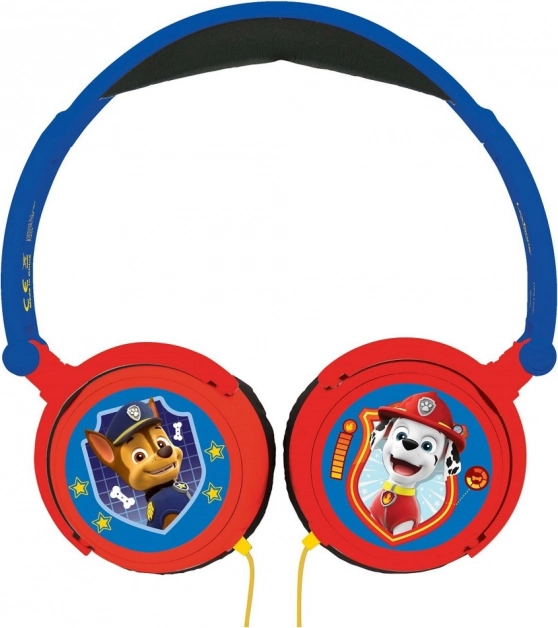 Kids foldable wired headphones PAW PATROL with volume limit