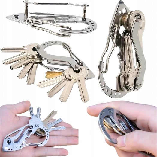 Schnelles Anklipsen dank Federkarabiner