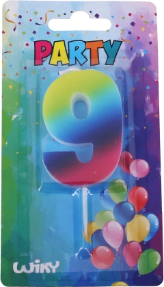 Partykaars nummer 9 Regenboog