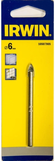 Glas- en tegelboor 6 mm Irwin