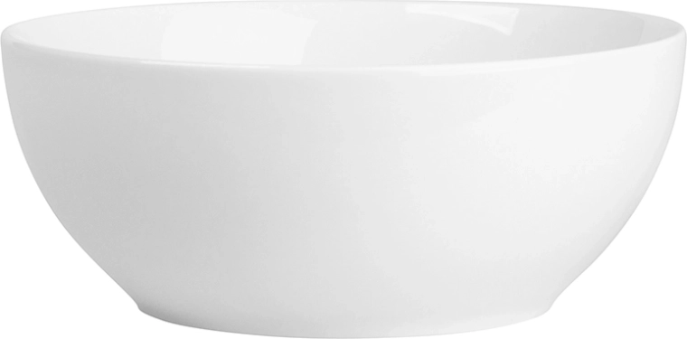 MariaPaula Klasyka classic white porcelain salad bowl 17 cm 820 ml