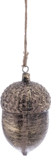 Décoration suspendue gland marron