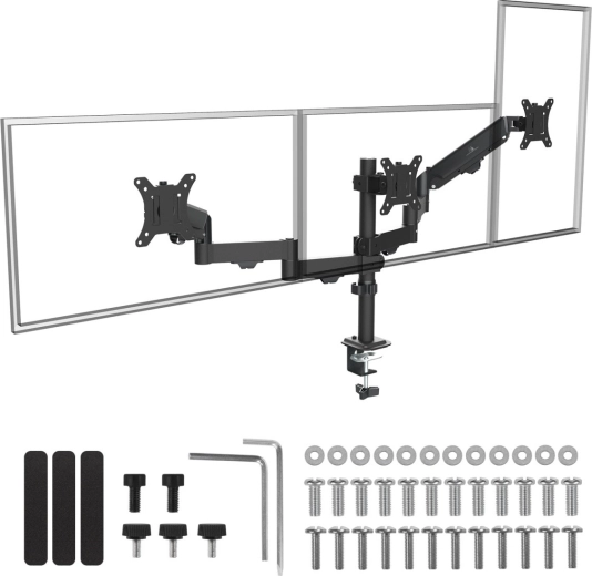 Triple mount for maximum productivity