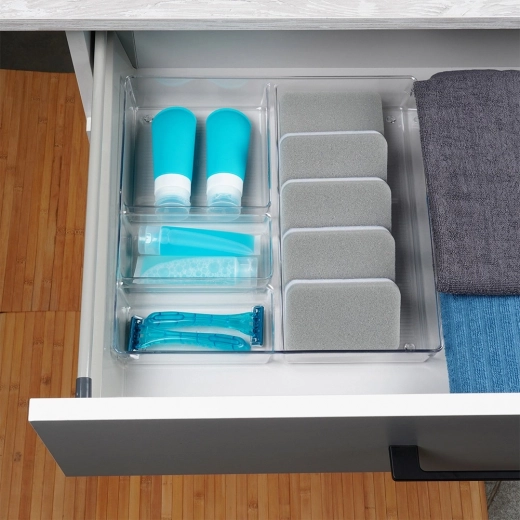 Order and clarity in bathroom drawers