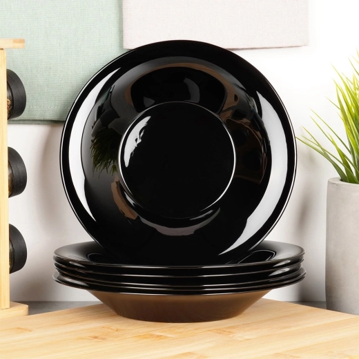 Elegante tiefe Form für Suppen und Pasta