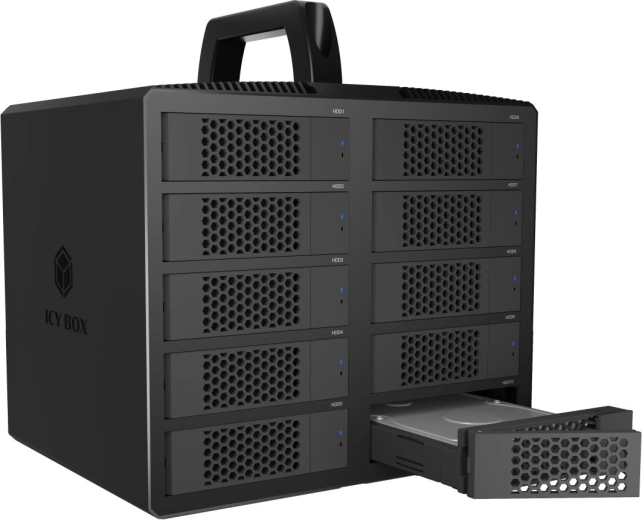 Active cooling and easy drive replacement