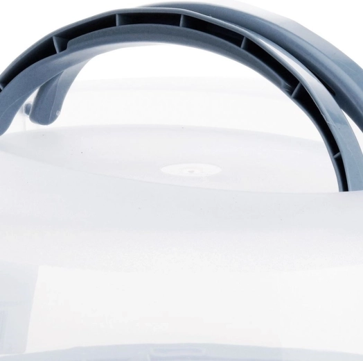 Transparente Haube mit klappbarem Griff