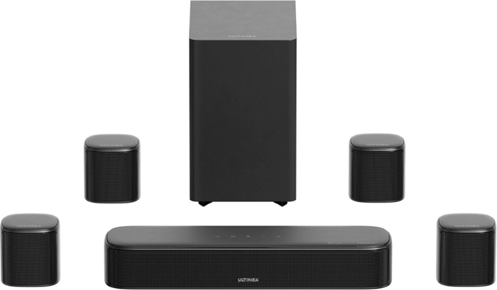 Powerful bass with a 5.25" subwoofer