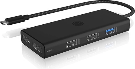 Station d’accueil de bureau 9 en 1 HDMI, DP, CR, Type‑C
