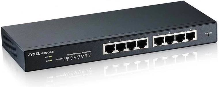 Verwalteter Gigabit-Switch 8× RJ-45