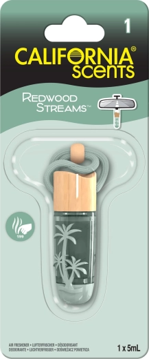 California Scents Redwood Streams désodorisant pour voiture et intérieur 24 pcs