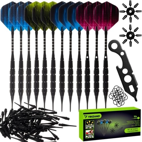 Trizand beginner's dartset met accessoires