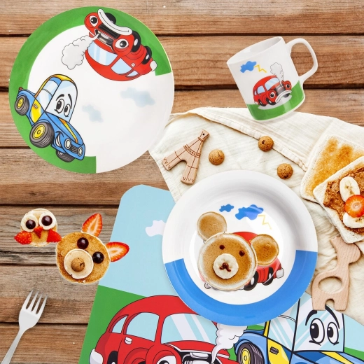 Practical shallow plate for everyday use