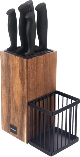 Stand with space for utensils