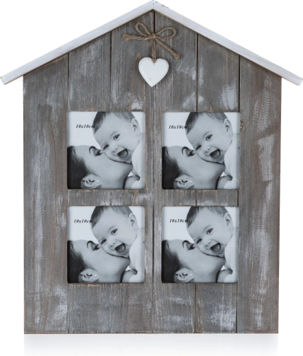 Cadre photo mural Solid Heart pour 4 photos