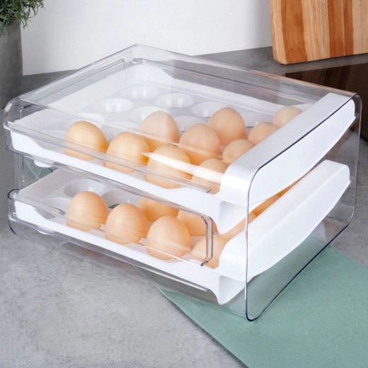 Doppelstöckiges System für 40 Eier