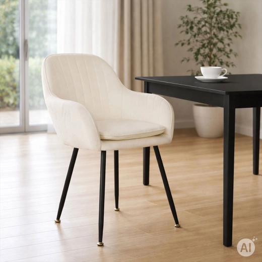 Comfortable seating with armrests