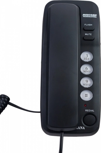 Téléphone de bureau MESCOMP MT 518 Diana noir