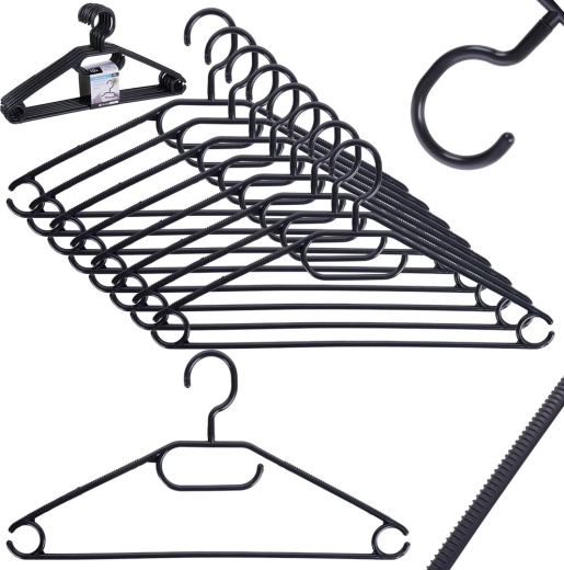 More places for hanging garments and accessories