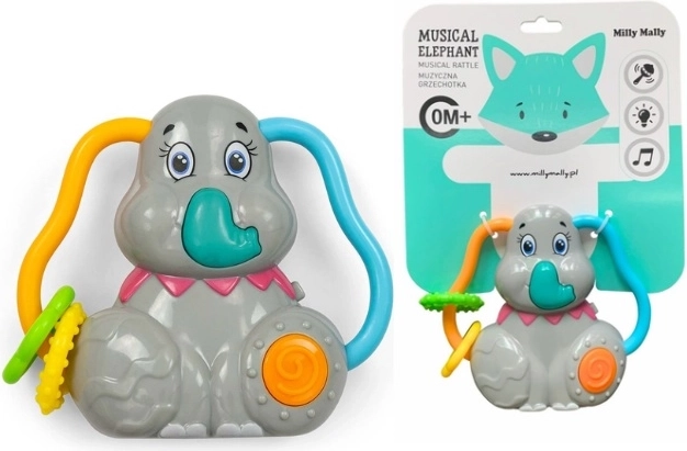 Hochet musical éléphant Milly Mally