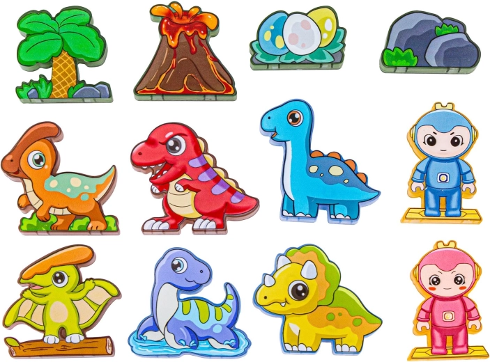 Figurines de dinosaures et accessoires thématiques