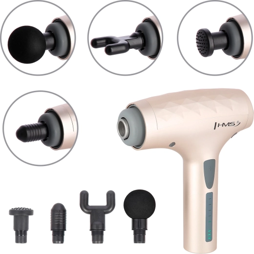 Gerichte verzorging met 4 verwisselbare koppen