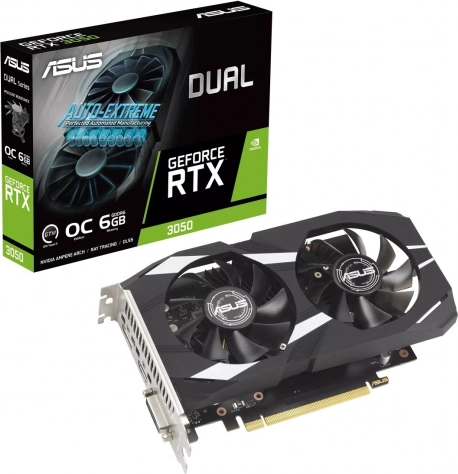 Carte graphique ASUS GeForce RTX 3050 Dual OC 6GB GDDR6