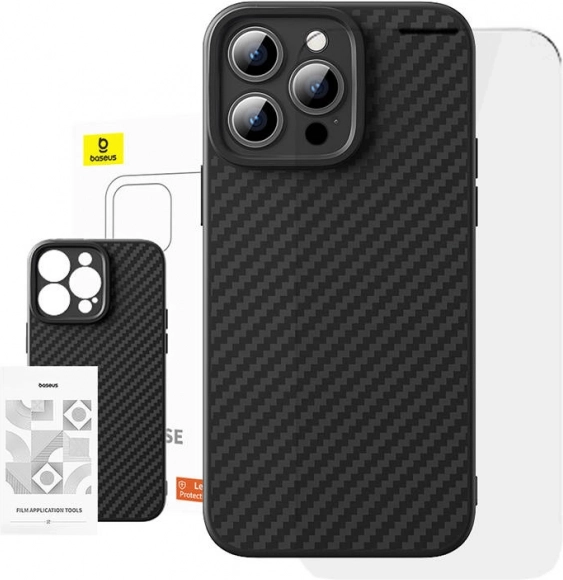 Étui Baseus en fibres synthétiques pour iPhone 15 Pro