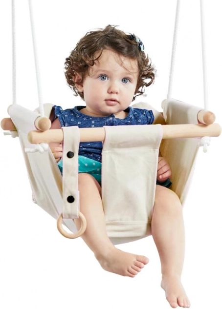 Balançoire textile pour enfants en coton 2KIDS TOYS, beige