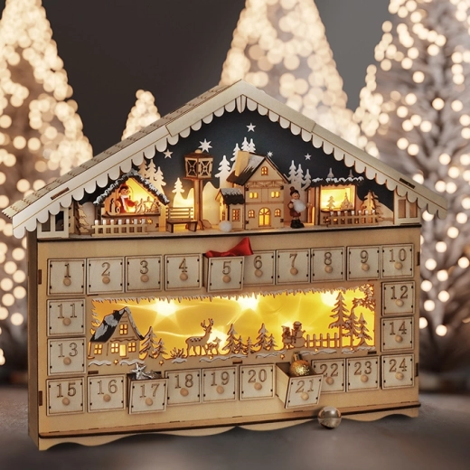 Warm white lighting for a cozy atmosphere
