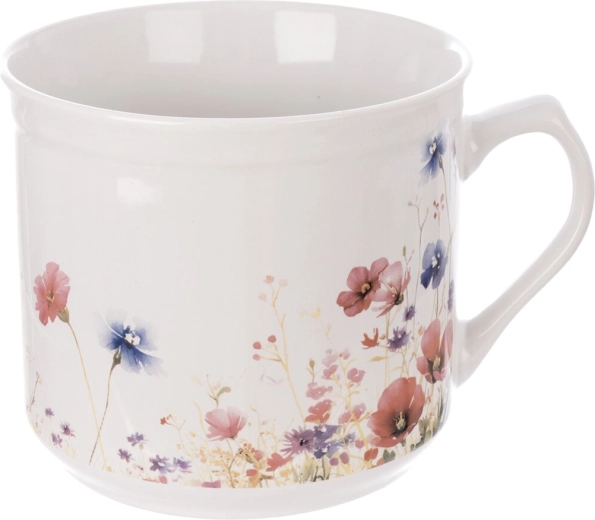 Ceramic mug with floral motif 0.5 L