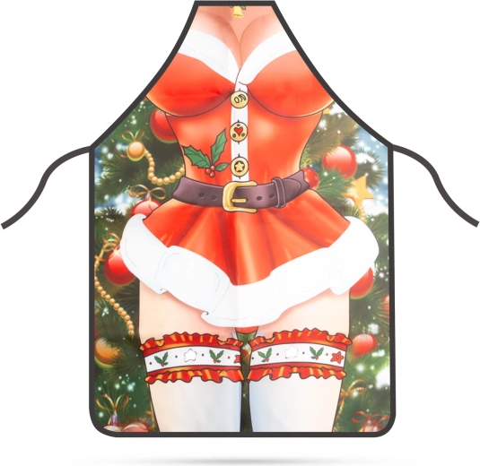 Dameskerstschort met mevrouw Claus