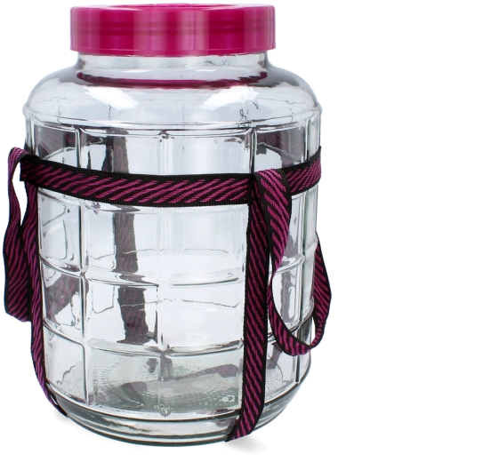 Multi-purpose glass fermentation jug for wine 12 L