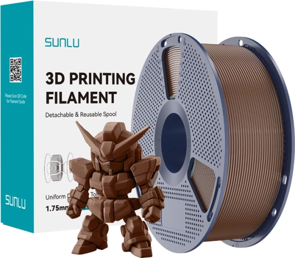 Filament Sunlu PLA+ 2.0 koffiebruin