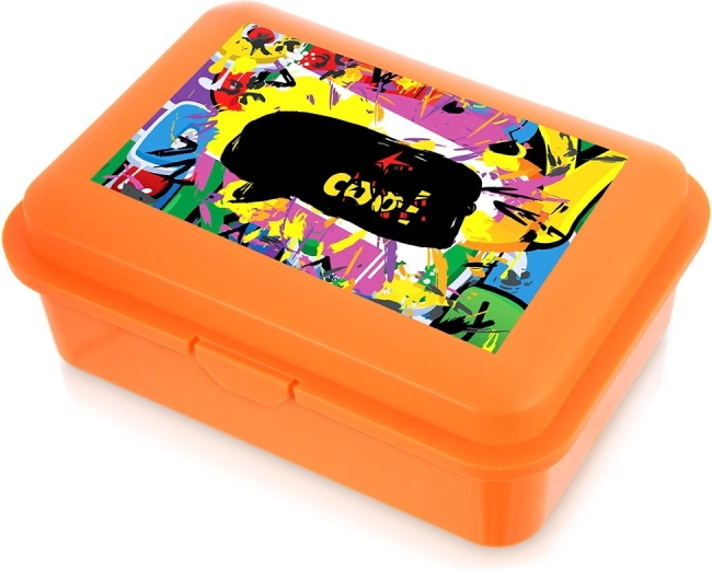 Orion orangefarbene Brotdose Cool 750 ml
