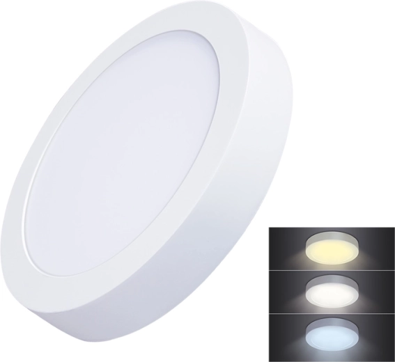 Solight LED mini paneel CCT opbouw rond 18 W