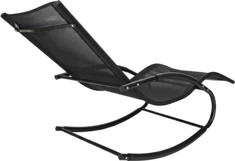 Stable steel frame with gentle rocking