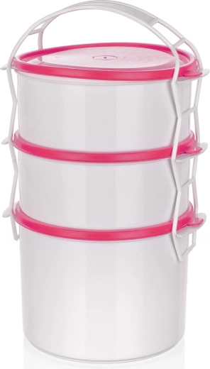 Etenstoren APETIT 2×1 l + 1,5 l, plastic 3‑delige set